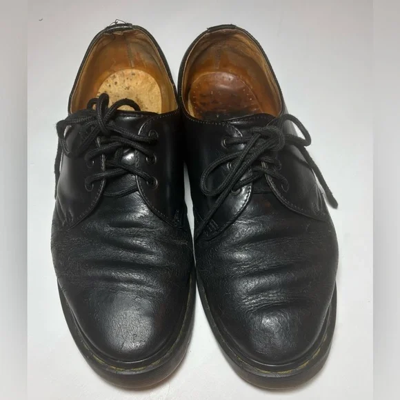 Vintage Dr. Martens 1461 Made in England | Black Leather 3-Eye Oxford - Picture 2 of 6